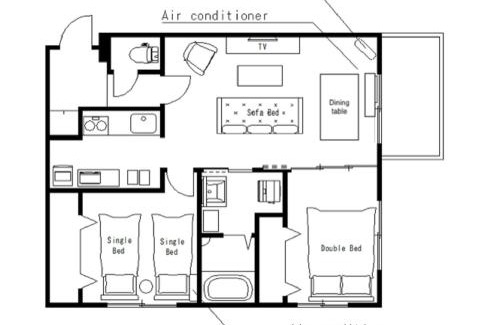 Nishi Apartment | Family-Friendly Stay at Hassamu Corole Kotoni, Japan