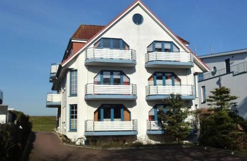Duhnen Apartment | Cozy Haus Dünenglück Whg. 23 with Partial Sea View