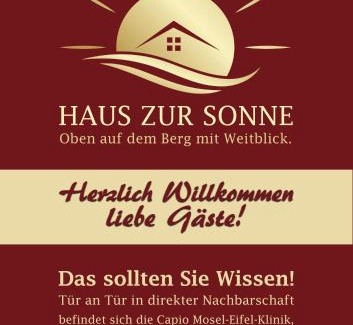Bad Bertrich House | Pet-Friendly Retreat at Haus zur Sonne - Guest Rated 9.6