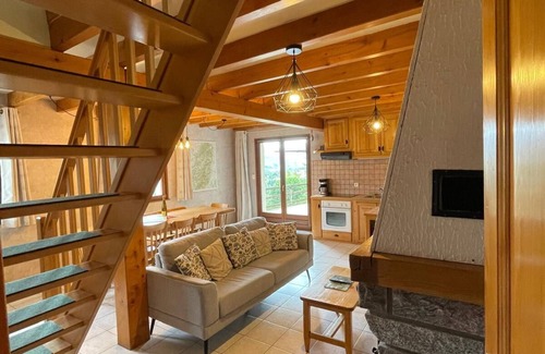 Le Menil Ski Chalet | Relaxing Chalet in Hautes Vosges with Sauna and Ocean View