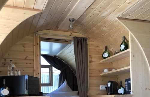 Volkach Cabin | Have you ever slept in a wine barrel?