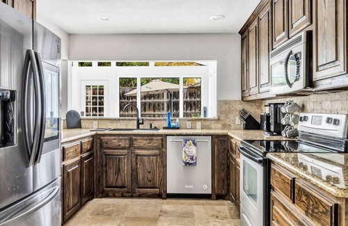 Northwest Dallas House | Relaxing Retreat with Pool, Firepit & Gaming Fun