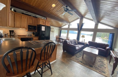 Hayden Cabin | Idyllic Hayden Lake Waterfront Home with Boat Dock & Views