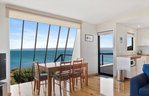 Coles Bay House | Waterfront Oasis with Ocean Views and Cozy Fireplace