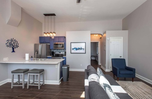 Covington Condo | Prime Location: Heart of Mainstrasse Apt 1 with Great Amenities