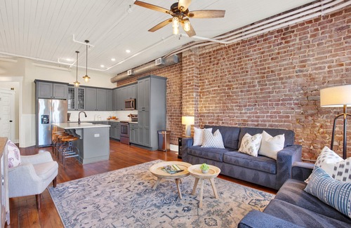 Historic District - North Apartment | Relaxation Awaits: Heated Pool & Spa with Flex Cancellation