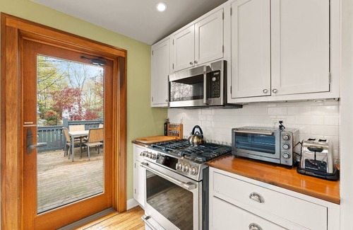 Saugatuck House | Family-Friendly Retreat with Heated Pool near Downtown Saugatuck