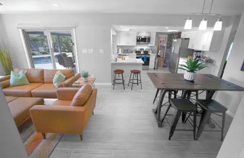Camelback East House | Inviting Oasis with Heated Pool & Fire Lounge in Uptown