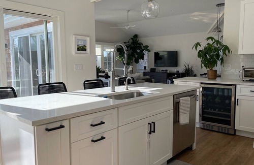Southold House | Relaxing Retreat with Heated Pool, Dock & Beach Access