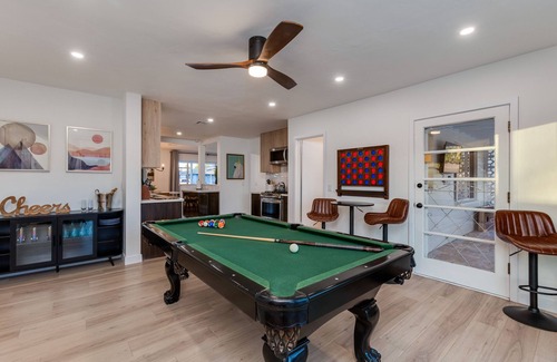 Village Grove House | Unwind with Heated Pool, Spa & Game Room Fun Awaits!