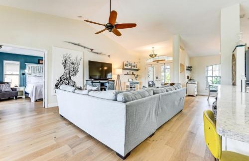 South Gulf Cove House | Heated Pool with Canal Views Port Charlotte Home