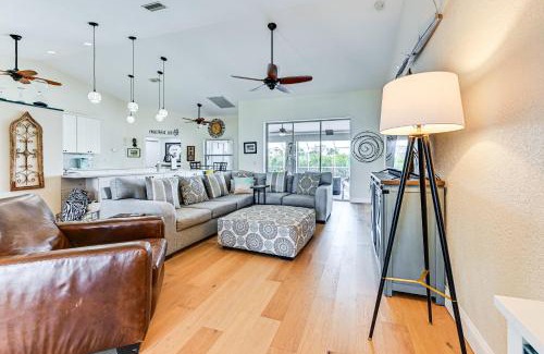 South Gulf Cove House | Heated Pool with Canal Views Port Charlotte Home