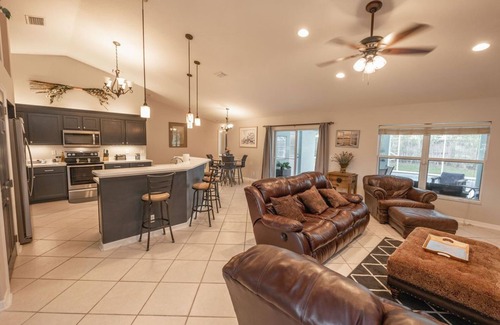 Port Saint Lucie House | Heated Pool Retreat with Putting Green - Sleeps 10, Pet Friendly