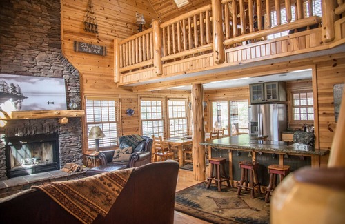 Saugatuck Cabin | Top-Rated Kingfisher Cove Cabin with Pool & Ocean Views