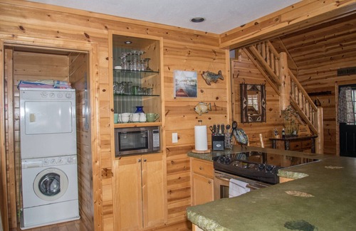 Saugatuck Cabin | Top-Rated Kingfisher Cove Cabin with Pool & Ocean Views