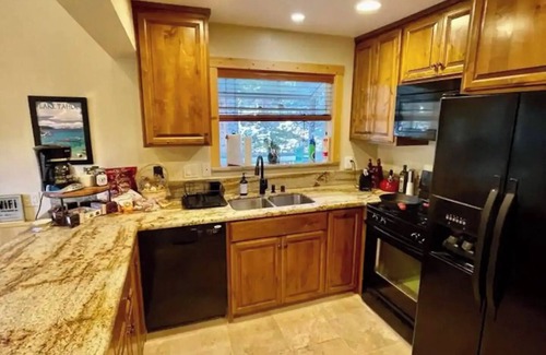 Tahoe Village Condo | Heavenly's closest Ski In Ski Out across from the Stagecoach lift Olympic House