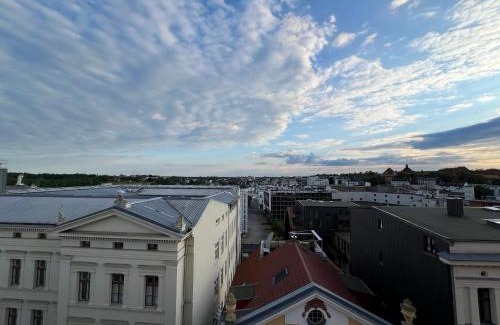 Schwerin Apartment | Inviting Rooftop Apartment with Parking & Castle Views