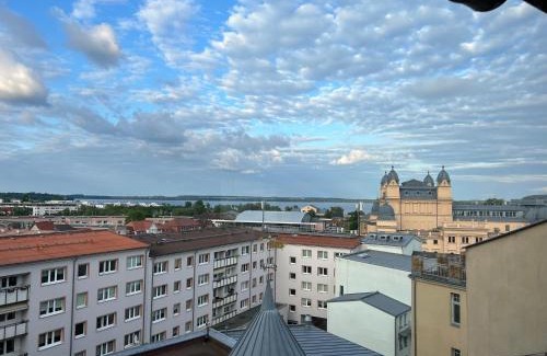 Schwerin Apartment | Inviting Rooftop Apartment with Parking & Castle Views