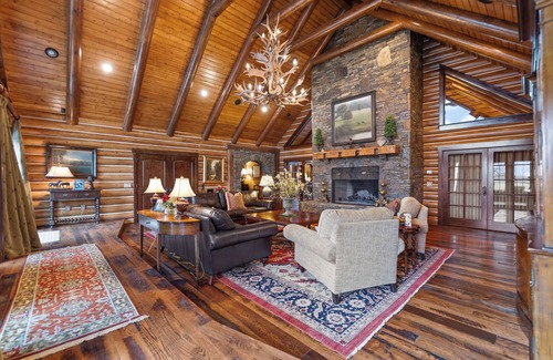 Versailles Cabin | Explore Heritage Lodge: Relax by the Pool and Spa