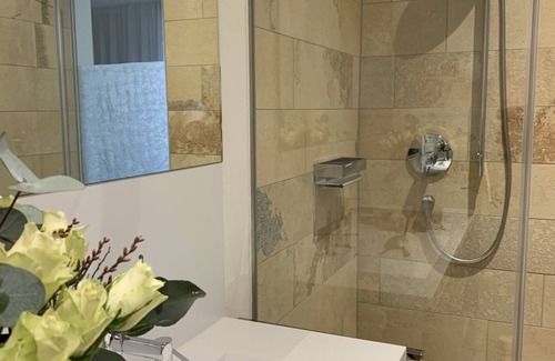 Stetten Apartment | Inviting Wheelchair Accessible Apartment with Pool & Spa