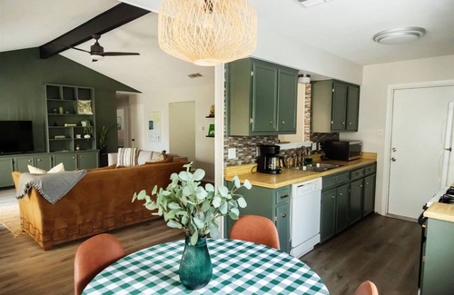 Leander House | Experience Hestia: Tropical Boho Haus with Family Amenities