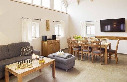 Gorzig House | Spacious Hexenhaus for Families with Pool and Spa Access