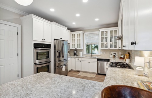 Sunset Point House | Elegant Beach Home with Pool, Steps from the Shore