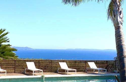 Hyeres Villa | Elegant Estate with Ocean Views, Heated Pool & Tennis Court