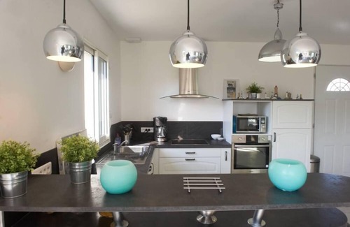 Plouneour-Brignogan-Plages House | Elegant Villa Steps from the Beach with Indoor Heated Pool
