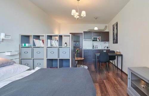 Prague 9 Apartment | High-Sky O2 arena Apartment with garage parking and AC