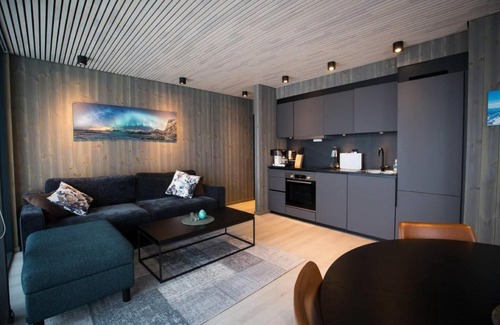 Henningsvaer Apartment | Elevate Your Stay with Breathtaking Views & Family Amenities