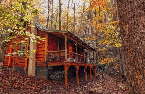 Saluda Cabin | Guest Rated: 10/10 High Top Cabin with Spa & Hot Tub