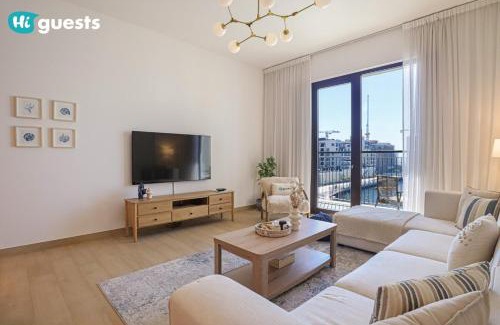 Dubai Apartment | HiGuests - Elegant 1BR Retreat with Sea View in La Rive