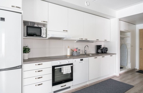 Vantaa Apartment | Cozy Hiisi Homes Vantaa Keimolanmäki with Family-Friendly Amenities