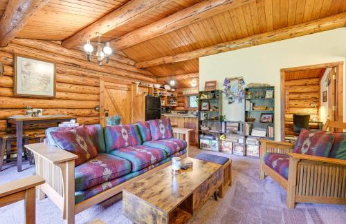 Diamond Ridge House | Hike, Fish and Explore Homer Spit Forested Cabin!