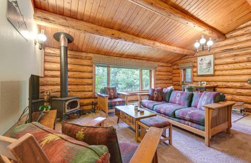 Diamond Ridge House | Hike, Fish and Explore Homer Spit Forested Cabin!