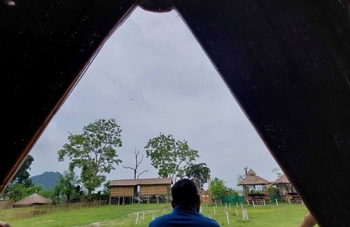 Nagaon Hotel | Unwind at Hill Mynah Bamboo Resort with Breakfast Included