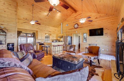 Concan House | Scenic Hilltop Cabin with Views of Garner State Park
