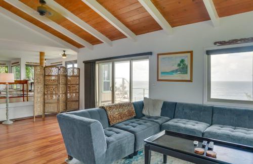 Hilo House | Oceanfront Hilo Home with Private Deck and Beautiful Views