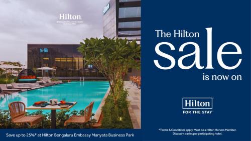 Nagavara Hotel | Pet-Friendly Hilton Bengaluru Embassy Manyata with Pool
