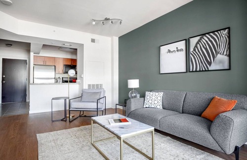 West End Apartment | Modern Foggy Bottom 1BR with Pool and Gym Near IMF