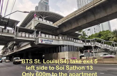 Yan Nawa Apartment | Trendy Sathon15 Apartment Near BTS St Louis - Rated 9.5/10