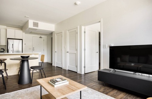Newtonville Apartment | Modern 1BR in Newton Near Train Station, Pet Friendly