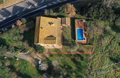 Llagostera House | Enchanting Historic Masía with Pool in Nature for Families