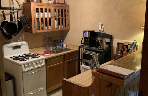Sandia Park Country Club Apartment | Timeless Comfort at Historic 1925 Pine Cone Inn