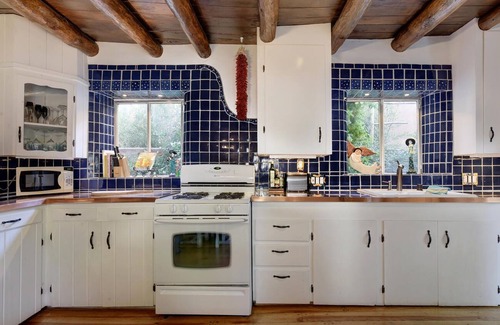 Historic Eastside House | Historic Adobe with Hot Tub & Bikes on Scenic Canyon Road