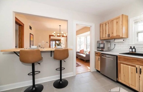Kalamazoo House | Historic Craftsman Getaway Near Downtown Kalamazoo