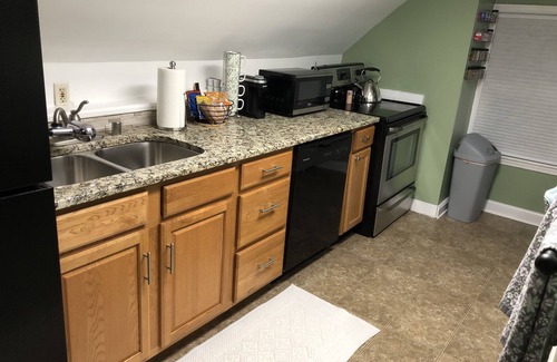 Versailles Apartment | Historic Downtown Morgan Street Apartment - Pet Friendly Stay!