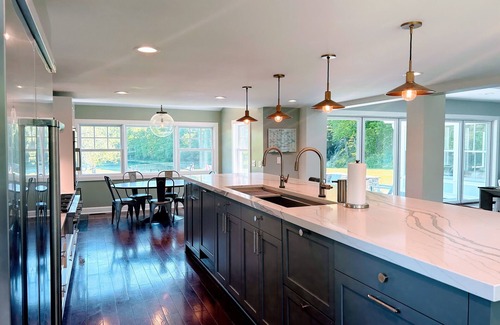 Rhinebeck House | Historic Farm Estate with Waterfalls and Spa Amenities