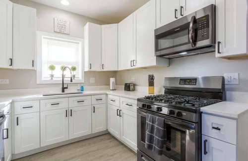 Joliet Apartment | Historic Hideaway: Family-Friendly Retreat with Free Amenities